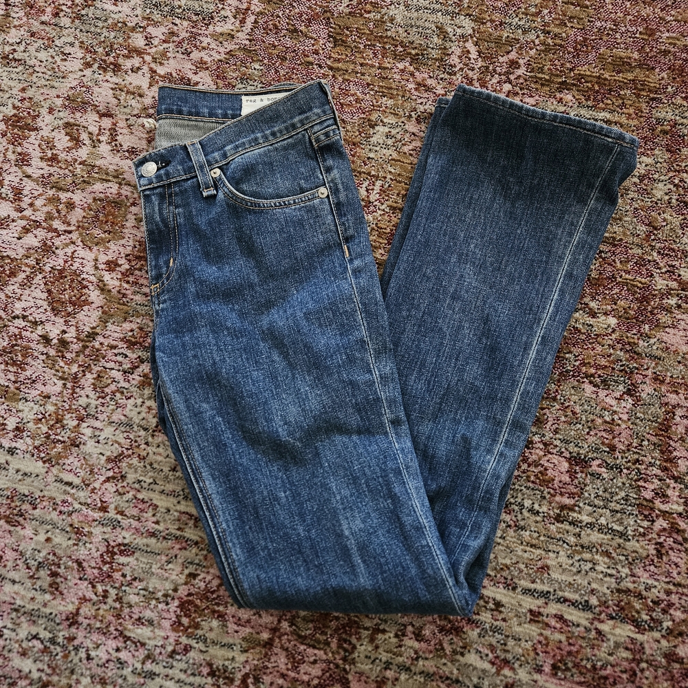 Rag & Bone Stiletto Boot Midrise Jeans